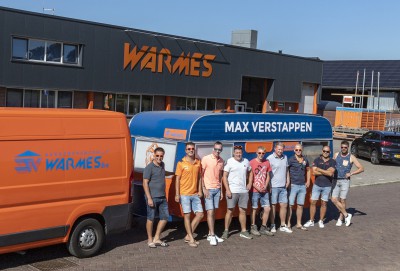 Warmes-caravan naar Grand Prix België